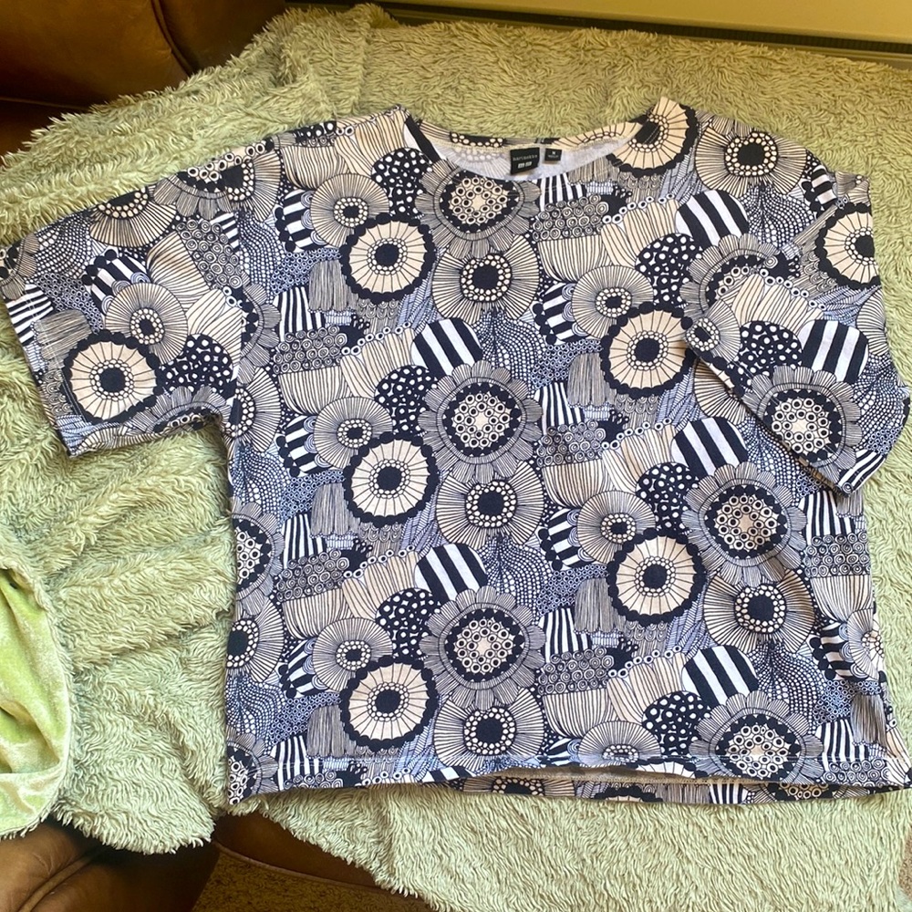 Patterned Boxy Tee